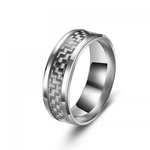 Edelstahl Fingerring, 304 Edelstahl, Modeschmuck & unisex & verschiedene Größen vorhanden, keine, verkauft von PC