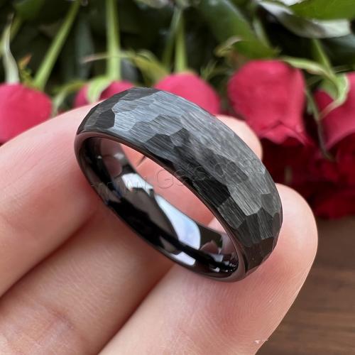 Edelstahl Fingerring, 304 Edelstahl, Modeschmuck & unisex & verschiedene Größen vorhanden, keine, Width 6/8mm,Thickness 2mm, verkauft von PC