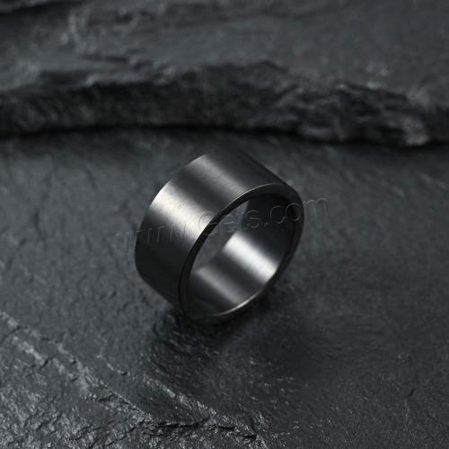 Edelstahl Fingerring, 304 Edelstahl, Modeschmuck & unisex & verschiedene Größen vorhanden, keine, Width 10mm,Thickness 3.3mm, verkauft von PC