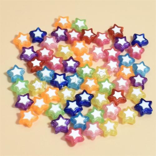 Resin Jewelry Beads, Star, DIY 10mm 