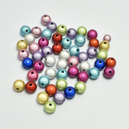 Bead in Bead Acrylic Beads, Round, stoving varnish, DIY Approx [