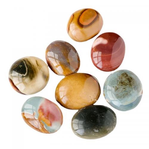 Gemstone Decoration, Oval Random Color [