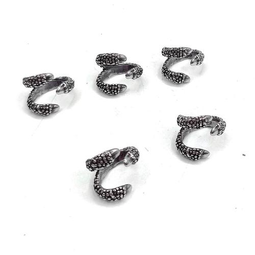 Titanium Steel Bracelet Findings, Snake, Antique finish, DIY [