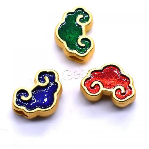 Enamel Zinc Alloy Beads, plated, DIY Approx 3.5mm [