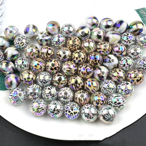 Acrylic Beads, Round, printing, DIY 16mm, Approx 