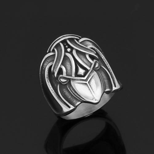 Titan Stahl Fingerring, Titanstahl, Modeschmuck & unisex & verschiedene Größen vorhanden, originale Farbe, verkauft von PC