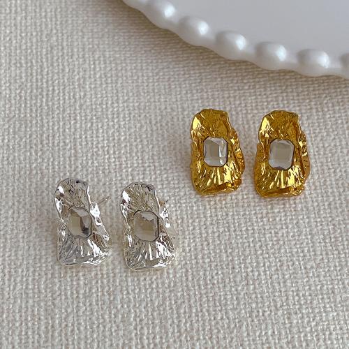 Cubic Zirconia Micro Pave Brass Earring, plated, fashion jewelry & micro pave cubic zirconia 