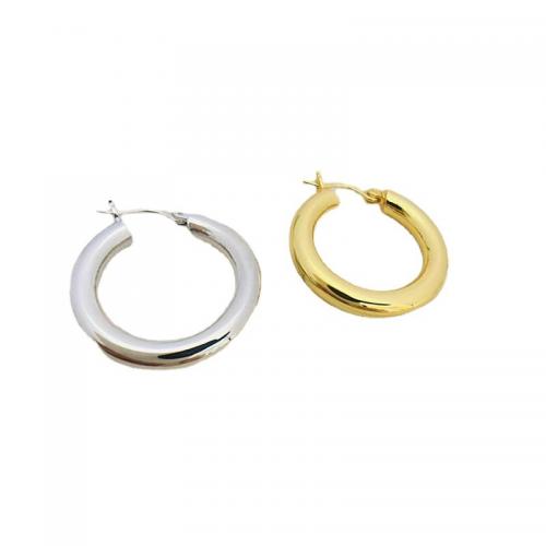 Brass Drop Earring, plated, fashion jewelry & for woman [