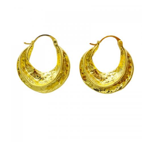 Brass Drop Earring, 18K gold plated, fashion jewelry & for woman [