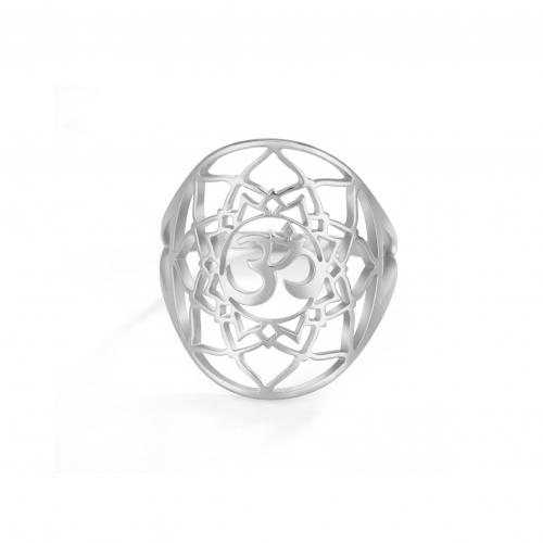 Titan Stahl Fingerring, Titanstahl, Vakuum-Ionen-Beschichtung, Modeschmuck & unisex & verschiedene Größen vorhanden & hohl, keine, 20.7mm, verkauft von PC