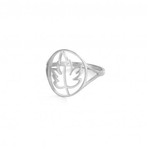 Titan Stahl Fingerring, Titanstahl, Vakuum-Ionen-Beschichtung, Modeschmuck & unisex & verschiedene Größen vorhanden & hohl, keine, 15.2mm, verkauft von PC