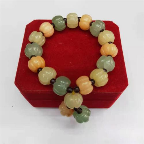 Jade Bracelets, Lighter Imperial Jade, polished, fashion jewelry & Unisex Approx 19 cm [