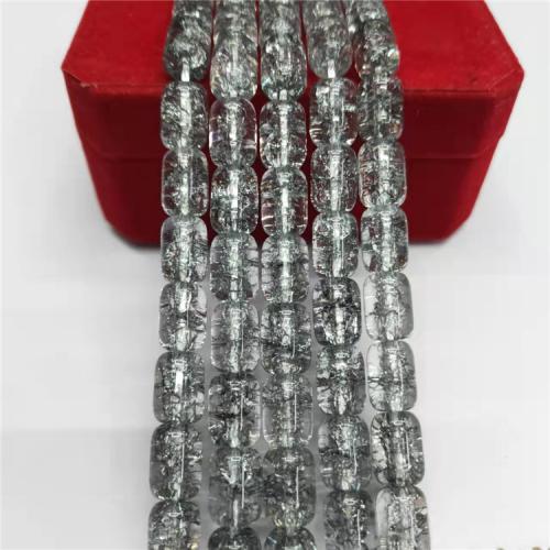 Fashion Crystal Beads, barrel, polished, DIY, Crystal Bronze Shade, 7.7*10.6mm, Approx 