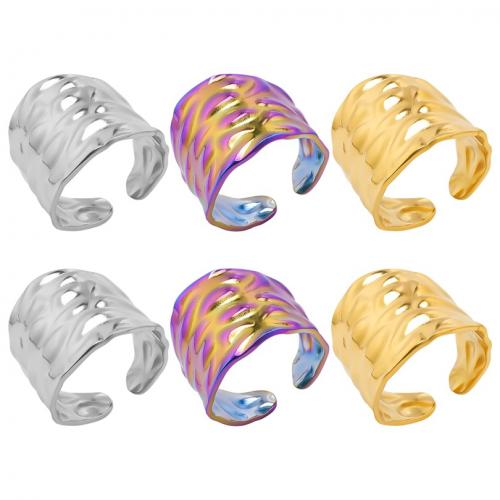 Edelstahl Fingerring, 304 Edelstahl, Vakuum-Ionen-Beschichtung, Modeschmuck & unisex, keine, 20mm, Größe:8, verkauft von PC