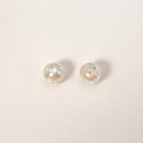 Perles en plastique ABS, Rond, Placage, DIY, plus de couleurs à choisir, 16mm, Environ Vendu par sac