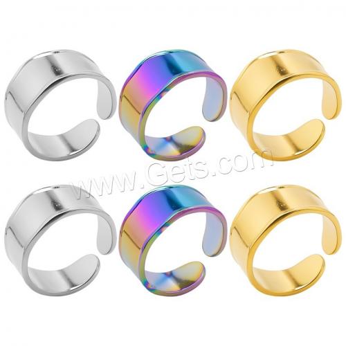 Edelstahl Fingerring, 304 Edelstahl, Vakuum-Ionen-Beschichtung, Modeschmuck & unisex, keine, 11mm, Größe:8, verkauft von PC