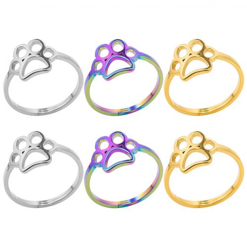 Edelstahl Fingerring, 304 Edelstahl, Klaue, Vakuum-Ionen-Beschichtung, Modeschmuck & unisex & hohl, keine, 11mm, Größe:8, verkauft von PC