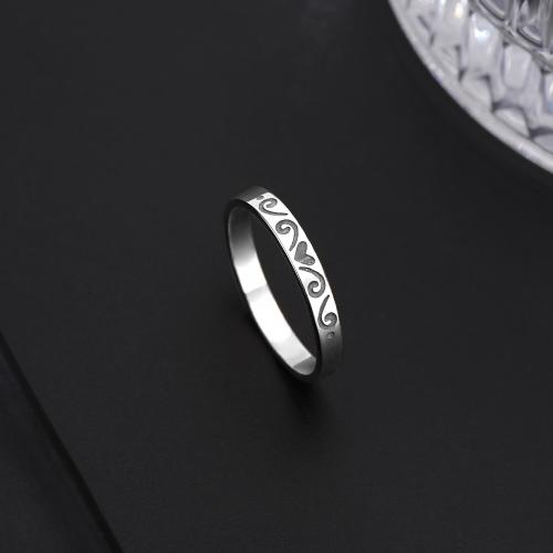 Anillo de dedo de acero Titanium de, Partículas de acero, Esférico, chapado, Joyería & diverso tamaño para la opción, más colores para la opción, Vendido por UD