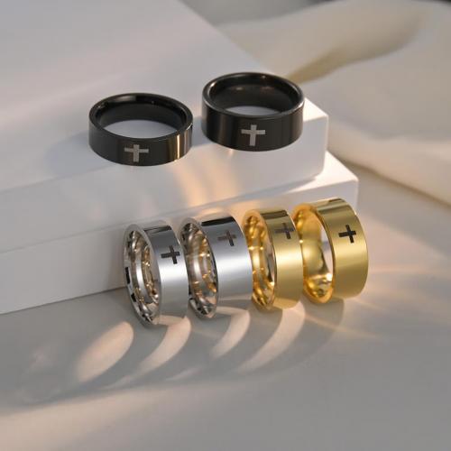 Edelstahl Fingerring, 304 Edelstahl, Modeschmuck & unisex & verschiedene Größen vorhanden, keine, Thickness 2mm, verkauft von PC