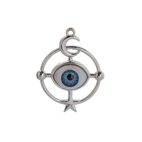 Zinc Alloy Jewelry Pendants, Eye, plated & DIY 