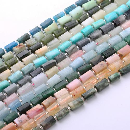 Single Gemstone Beads, Natural Stone, Column, DIY Approx 