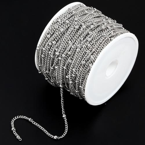 Stainless Steel Chain Jewelry, 304 Stainless Steel, Vacuum Ion Plating, DIY 