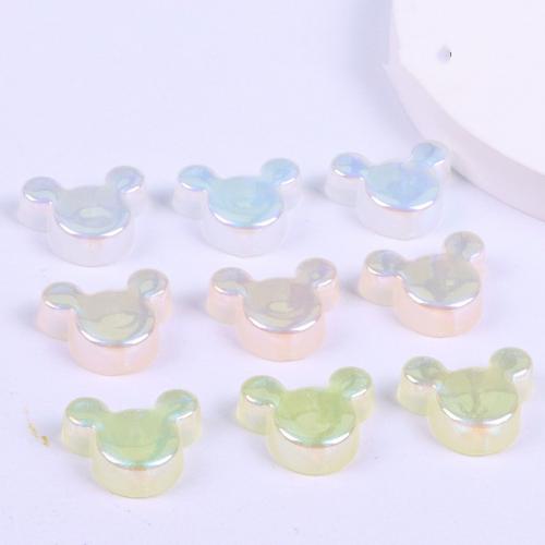 Kit para DIY Móvil , Plástico, Mickey Mouse, Bricolaje, más colores para la opción, 11x14mm, aproximado 10PCs/Bolsa, Vendido por Bolsa