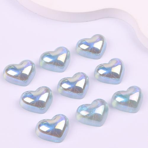 Kit para DIY Móvil , Plástico, Corazón, Bricolaje, más colores para la opción, 11x14x6mm, aproximado 10PCs/Bolsa, Vendido por Bolsa