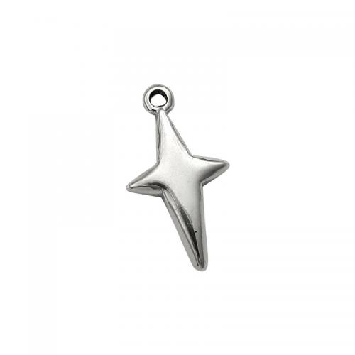 Stainless Steel Star Pendant, 304 Stainless Steel, DIY & machine polishing, original color, nickel, lead & cadmium free 