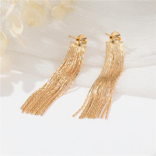 Brass Earring Drop Component, 14K gold plated, DIY 