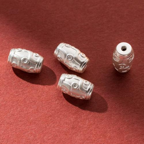 Sterling Silver Spacer Beads, 925 Sterling Silver, Antique finish, DIY, silver color Approx 2.3mm 