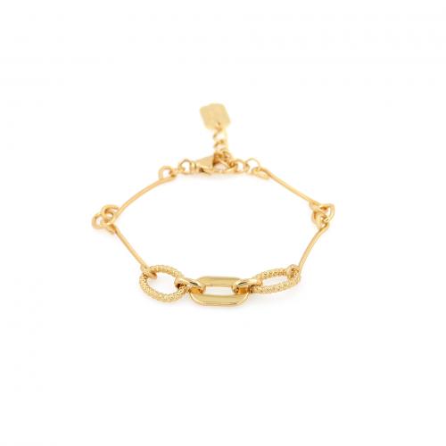 Brass Bracelets, plated, fashion jewelry & for woman Approx 20 cm 