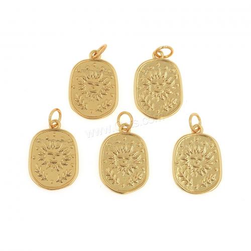 Brass Jewelry Pendants, 18K gold plated, fashion jewelry & DIY 