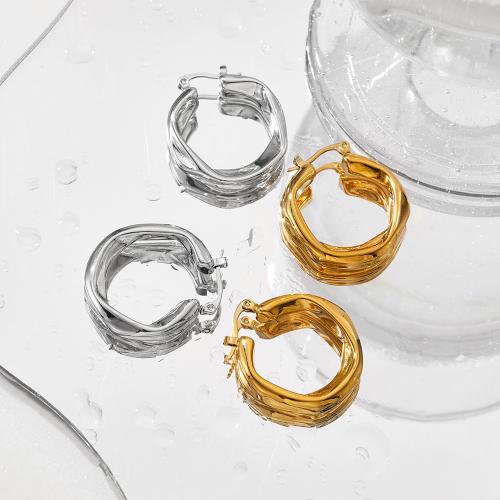 Stainless Steel Leverback Earring, 304 Stainless Steel, Vacuum Ion Plating, fashion jewelry & for woman 