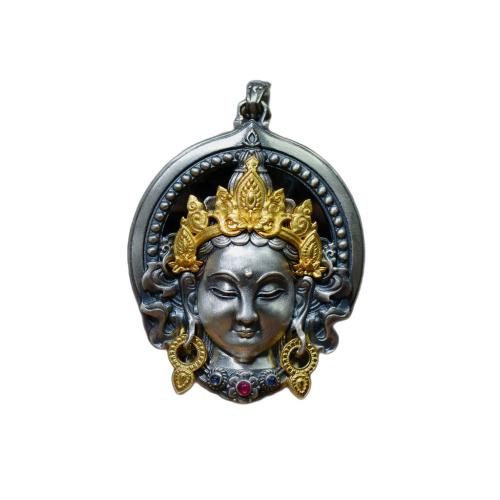 Bijoux pendentifs en laiton, bouddha, Placage, Vintage & DIY Vendu par PC