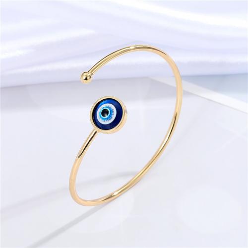 Evil Eye Jewelry Bracelet, Zinc Alloy, plated, fashion jewelry & for woman & enamel 