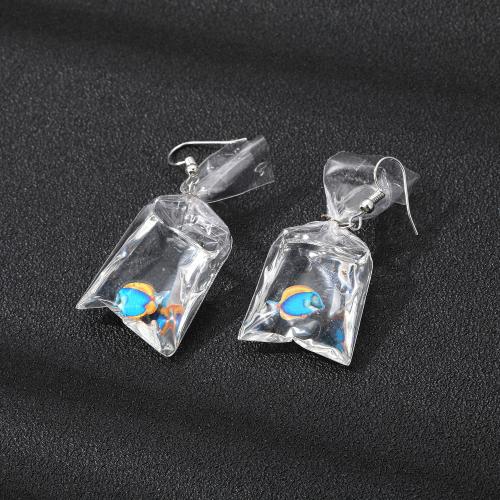 Resin Drop Earring, fashion jewelry & for woman 