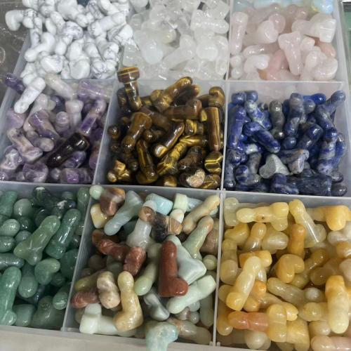 Gemstone ювелирные изделия Кулон, Природный камень, DIY & различные материалы для выбора, Много цветов для выбора продается PC