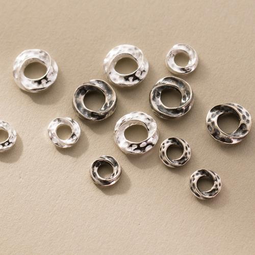 Sterling Silver Spacer Beads, 925 Sterling Silver, Antique finish, DIY 