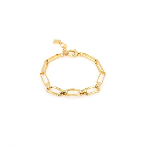 Brass Bracelets, plated, fashion jewelry & Unisex Approx 18 cm 