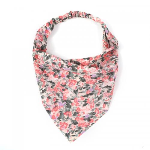 Chiffon Scarf, Triangle, tie-dye, fashion jewelry & for woman [