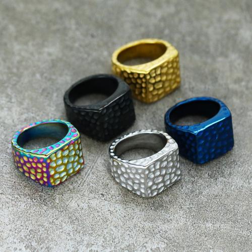 Titan Stahl Fingerring, Titanstahl, Modeschmuck & unisex & verschiedene Größen vorhanden, keine, verkauft von PC[