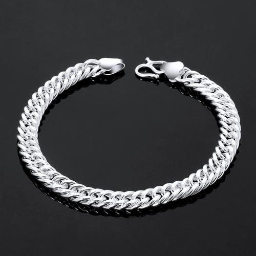 Sterling Silber Armbänder, 925er Sterling Silber, Modeschmuck & verschiedene Größen vorhanden & für den Menschen, verkauft von PC