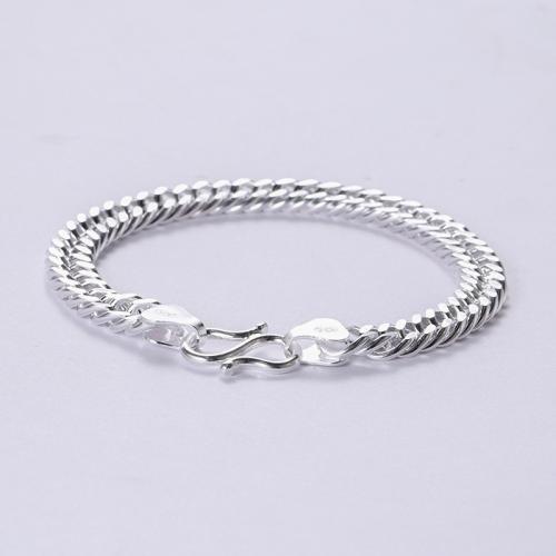 Sterling Silber Armbänder, 925er Sterling Silber, Modeschmuck & verschiedene Größen vorhanden & für den Menschen, verkauft von PC