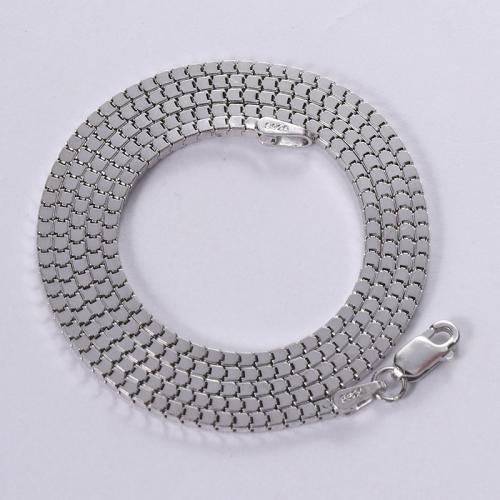 Collier de bijoux en argent , Argent sterling 925, bijoux de mode & normes différentes pour le choix & pour homme, Vendu par PC