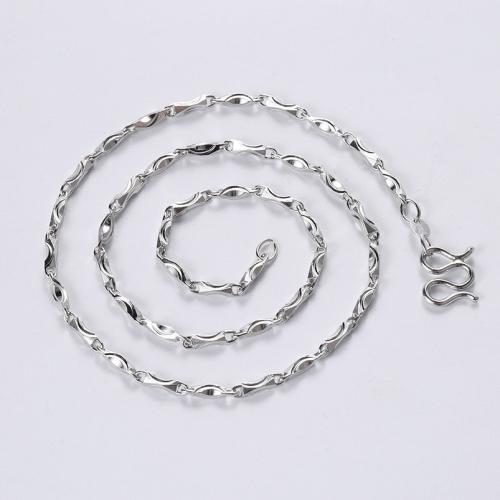 Collier de bijoux en argent , Argent sterling 925, bijoux de mode & normes différentes pour le choix & pour homme, Vendu par PC