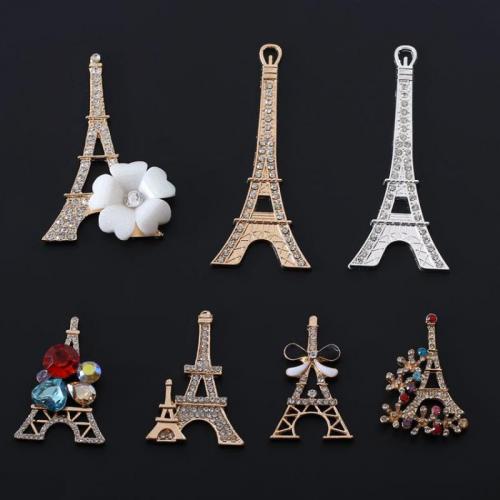 Mobile Phone DIY Decoration, Zinc Alloy, plated & for woman & with rhinestone [