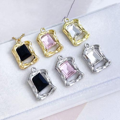 Zinc Alloy Rhinestone Pendants, with rhinestone [