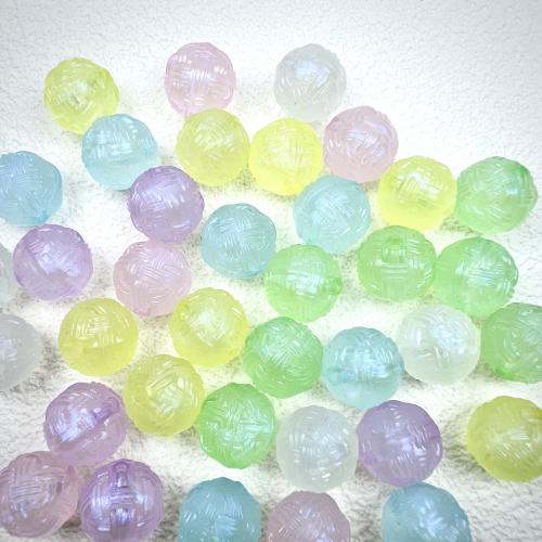 Acrylic Jewelry Beads, DIY & luminated 16mm, Approx 