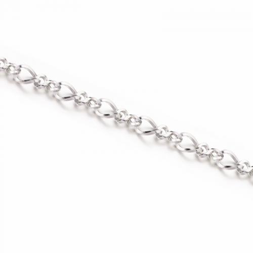 Stainless Steel Chain Jewelry, 304 Stainless Steel, electrolyzation, DIY Approx [